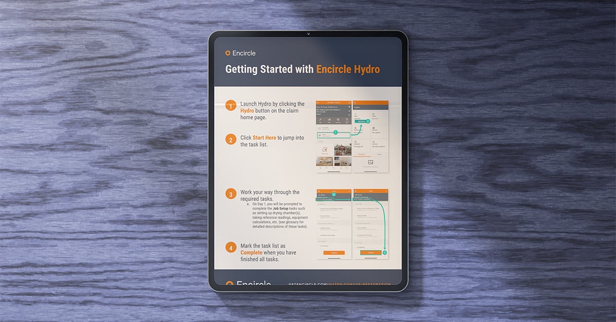 Getting Started with Encircle Hydro