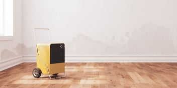 How Heaters and Air Movers Remove Moisture