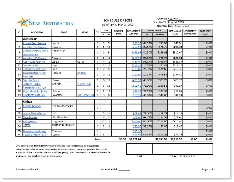 schedule-of-loss-example-image