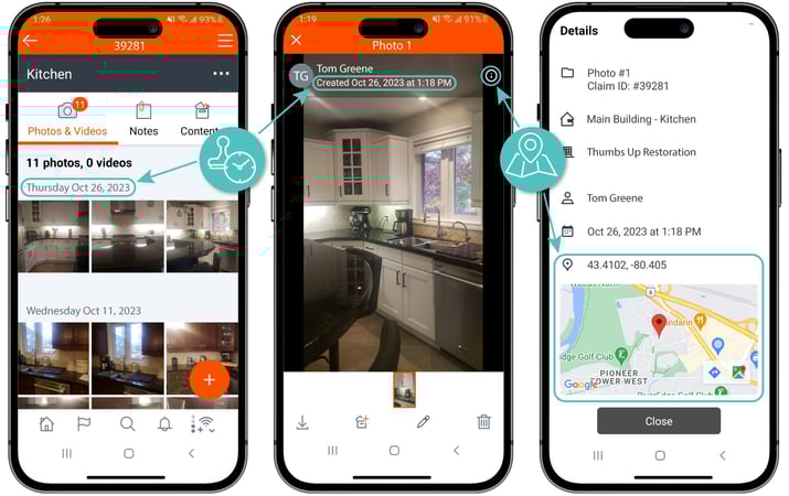 encircle-mobile-app-screens-photos-videos-date-time-stamped-gps-metadata