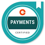 Payments certification badge